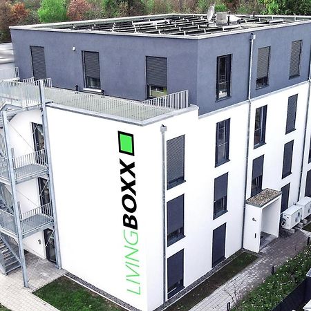 Livingboxx Karlsruhe - Messe I Neuwertige Apartments Mit Kueche راينشتيتن المظهر الخارجي الصورة